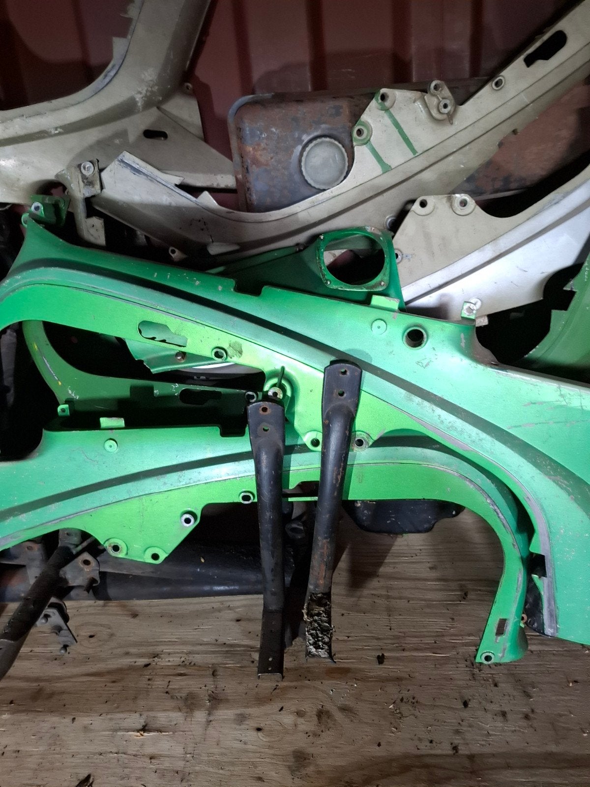 Onderdelen bromfiets/scooter - Frame, kappen, wielen, Ophalen, Gebruikt, Frame