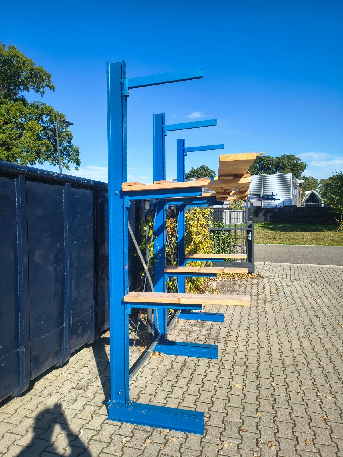 2x stelling ongeveer 2,5x2,5x0,8, Ophalen of Verzenden
