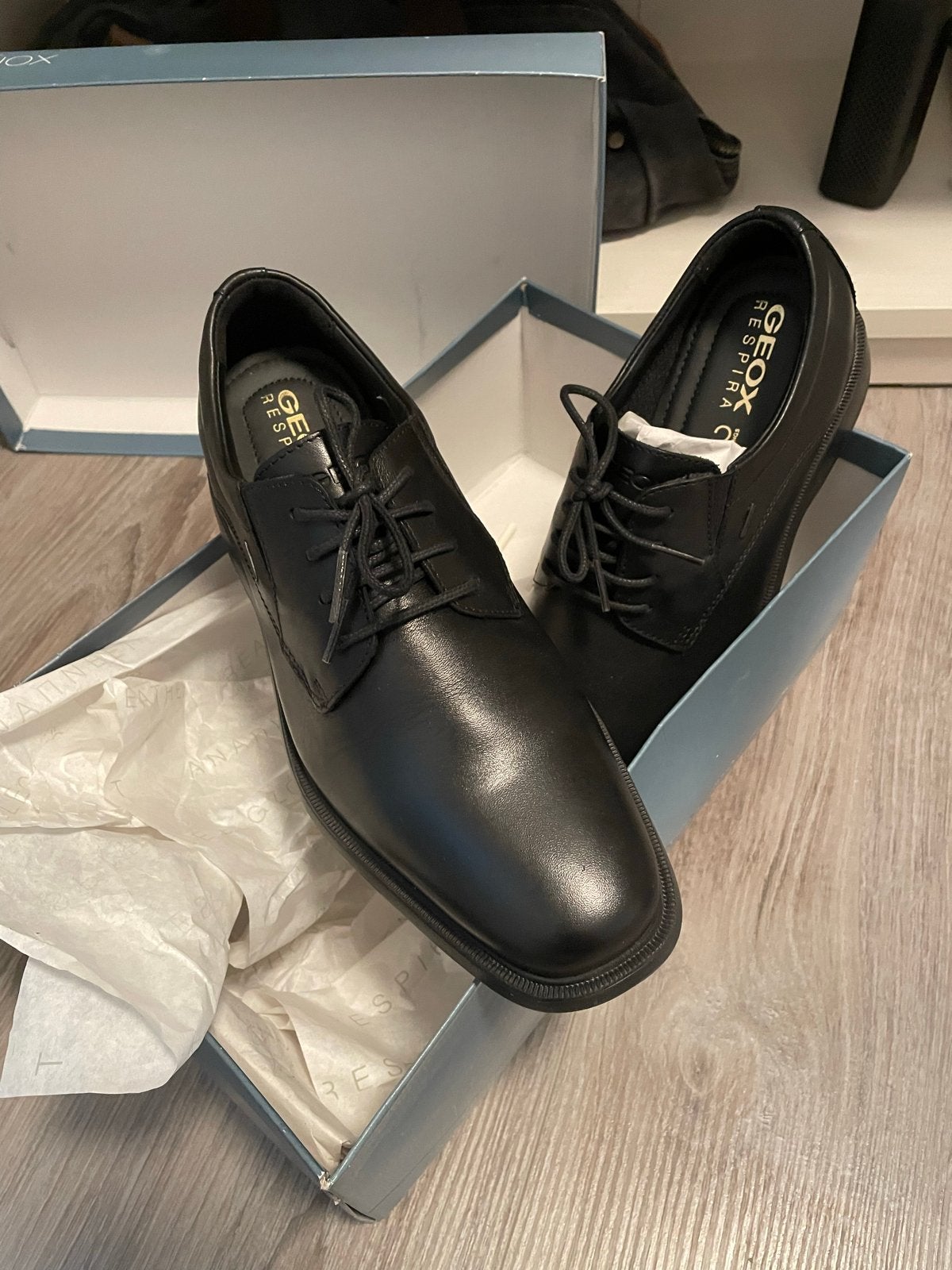 GEOX Brayden 2fit Abx Man Waterproof schoenen, Ophalen, Nieuw, Zwart, Veterschoenen