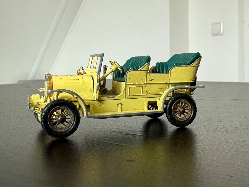 1904 Spyker Car Models of Yesteryear No 16 Lesney Car Yellow, Ophalen of Verzenden, Auto, Matchbox