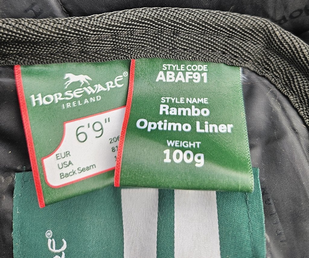 Rambo Optimo Liner 100 gram maat 155, 100 g, Gebruikt, Ophalen of Verzenden, Onderdeken/liner