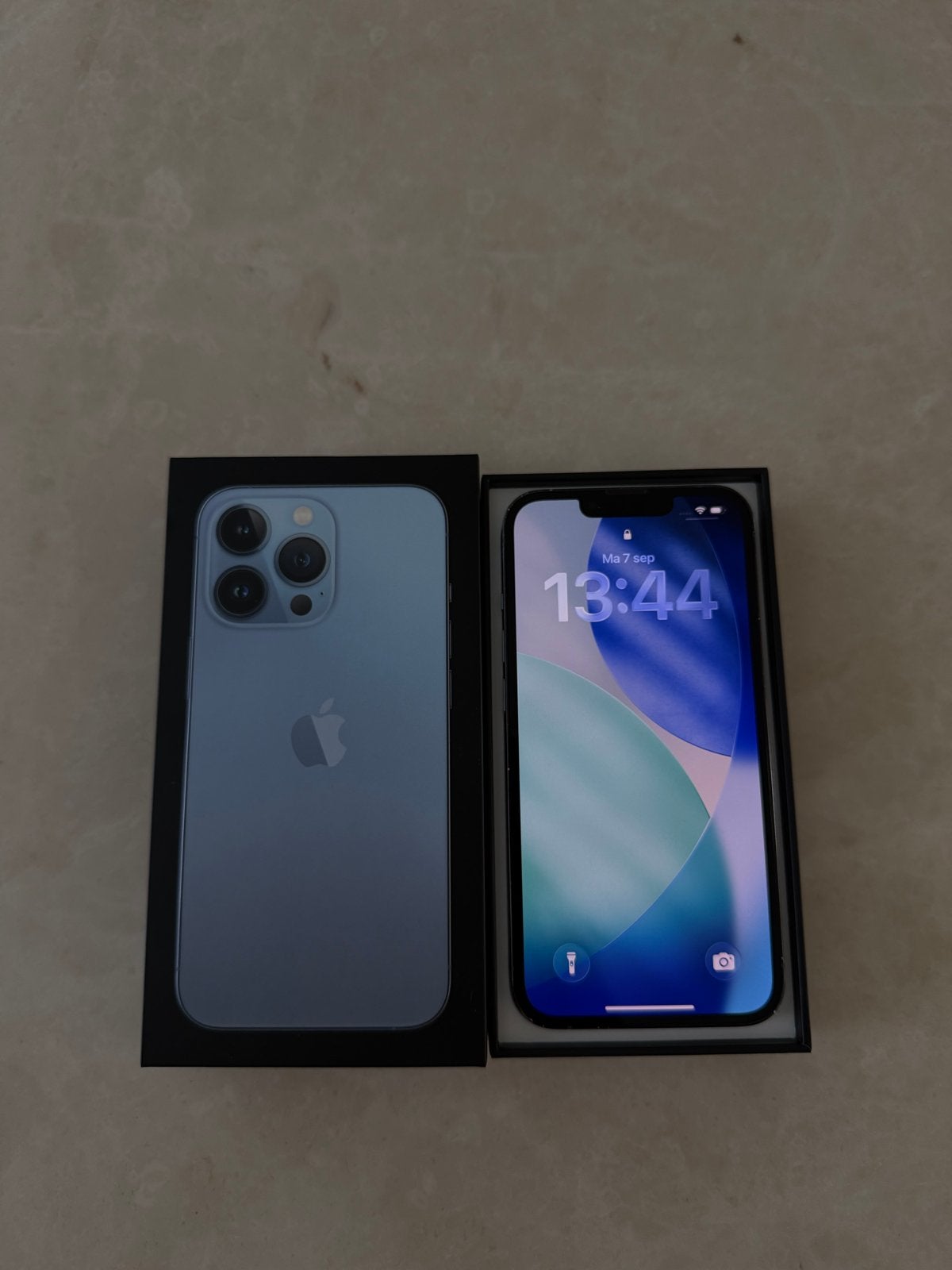 iPhone 13 Pro 128GB, Ophalen, Blauw, IPhone 13 Pro, Zonder simlock