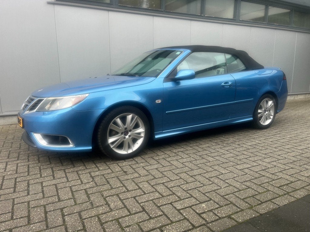 Saab 9-3 Aero 2.8 Turbo  V 6 Electric blauw incl BTW, Auto's, Saab, Bedrijf, Saab 9-3, ABS, Airbags, Alarm, Android Auto, Apple Carplay