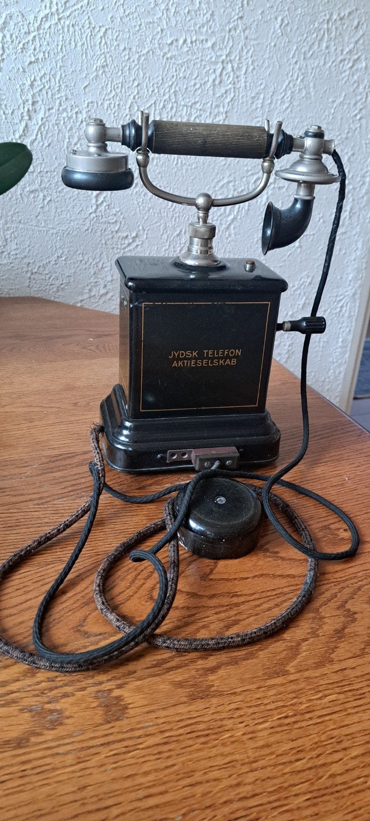 Antieke JYDSK handzwengeltelefoon – Kristian Kirks, Antiek en Kunst, Ophalen