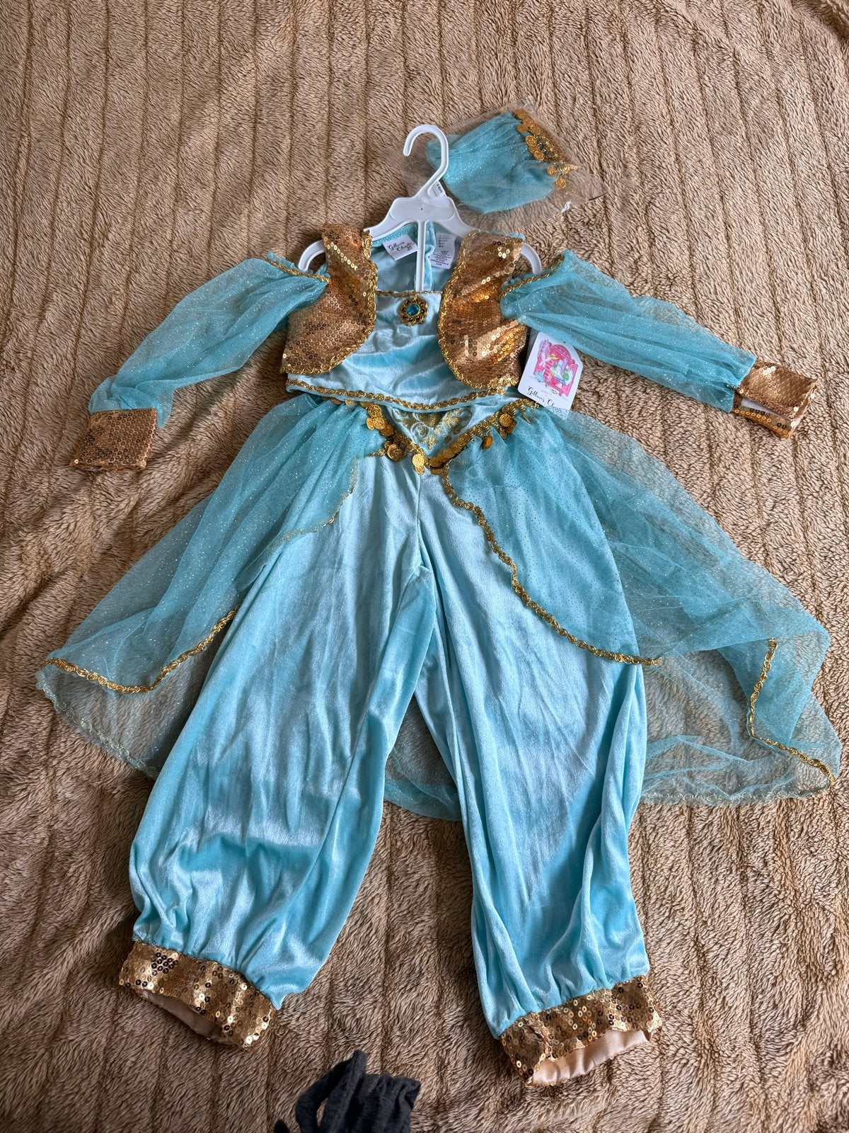 Gillian's Closet Prinses Jasmine Verkleedjurk Maat 116 Nieuw, Ophalen of Verzenden, Nieuw, 110 t/m 116, Meisje
