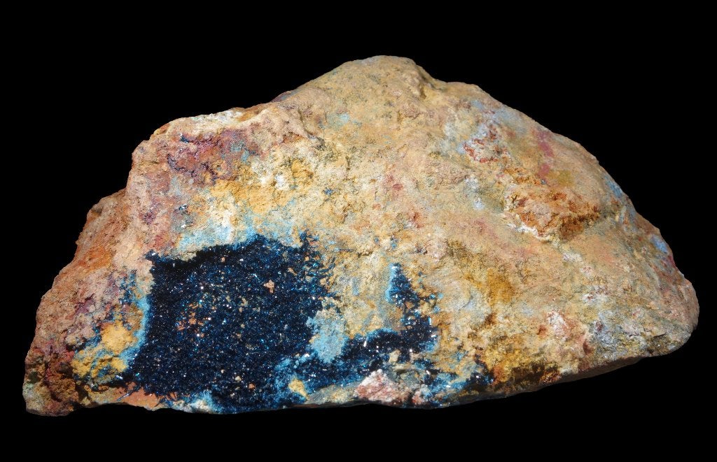 Zeldzame KLINOKLAAS kristallen uit Nevada, USA., Ophalen of Verzenden, Mineraal