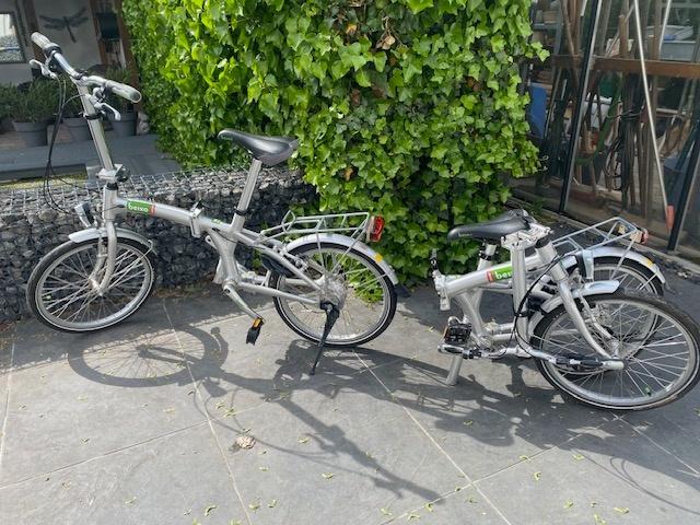 2 Beixo vouwfietsen, Ophalen, Versnellingen, Zo goed als nieuw, Totaal opvouwbaar