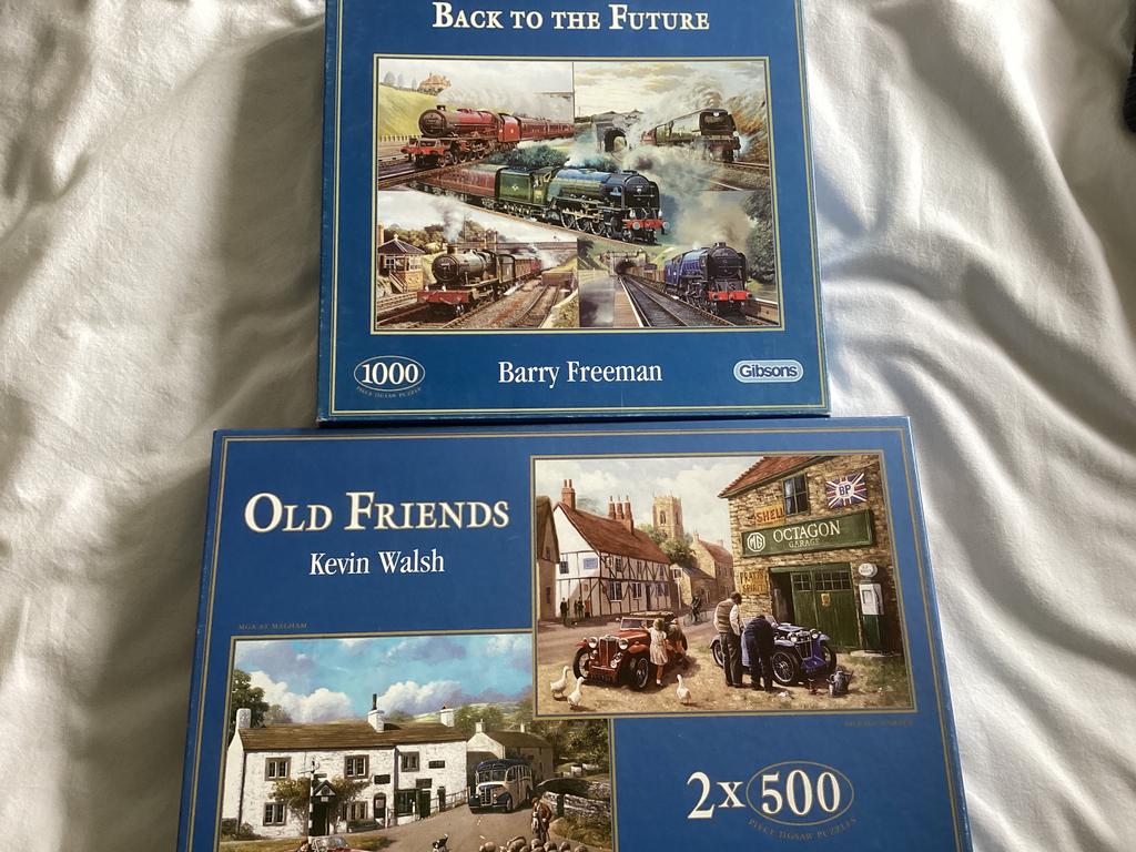Gibsons legpuzzels: Back to the Future / Old Friends, Ophalen of Verzenden, 500 t/m 1500 stukjes, Zo goed als nieuw