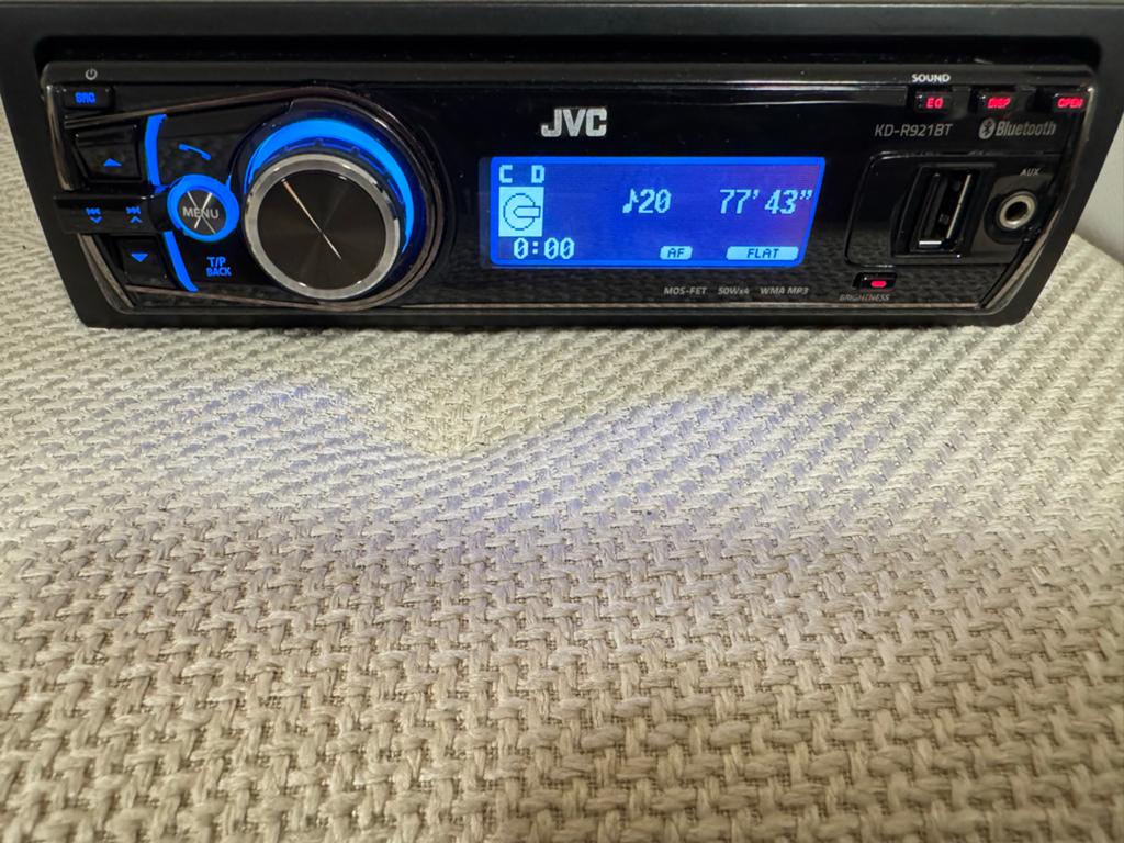 JVC KD-R921BT Autoradio met Bluetooth en USB ingebouwde DSP, Ophalen of Verzenden, Zo goed als nieuw