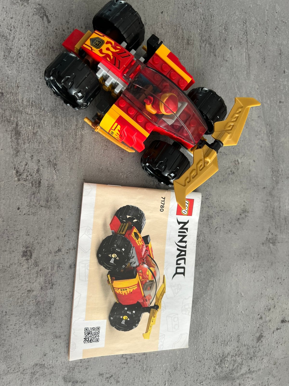 LEGO NINJAGO Kai's Ninja 2-in-1 racewagen EVO 71780, Compleet, Lego, Ophalen of Verzenden, Zo goed als nieuw