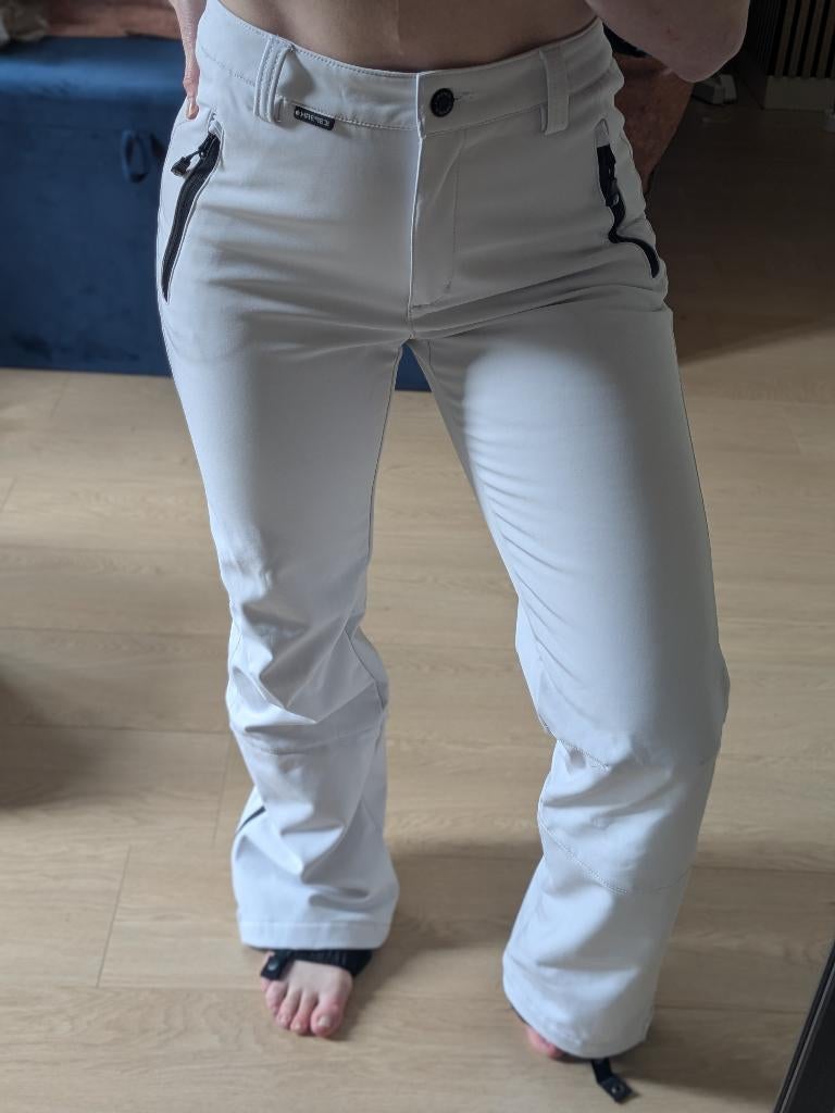 Ski broek 34/xs wit, Ophalen of Verzenden, Zo goed als nieuw, Maat 34 (XS) of kleiner, Broek
