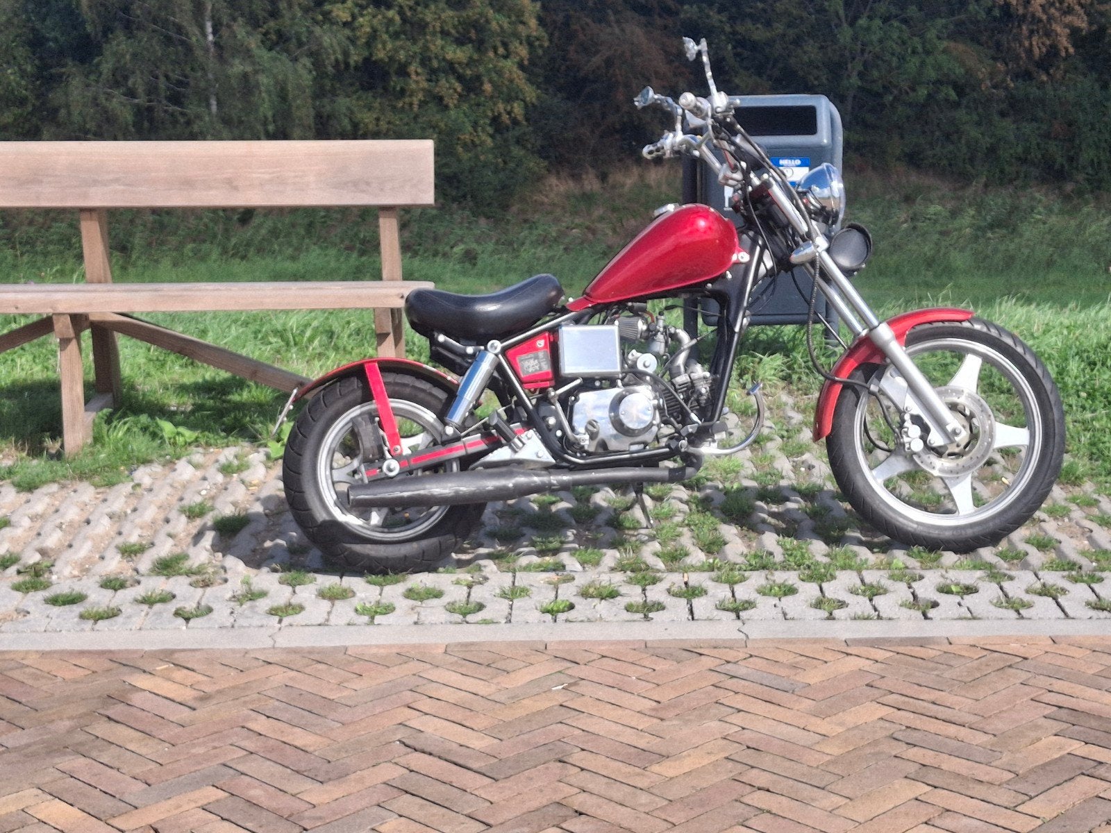 kinroad chopper brommer, Fietsen en Brommers, Ophalen of Verzenden