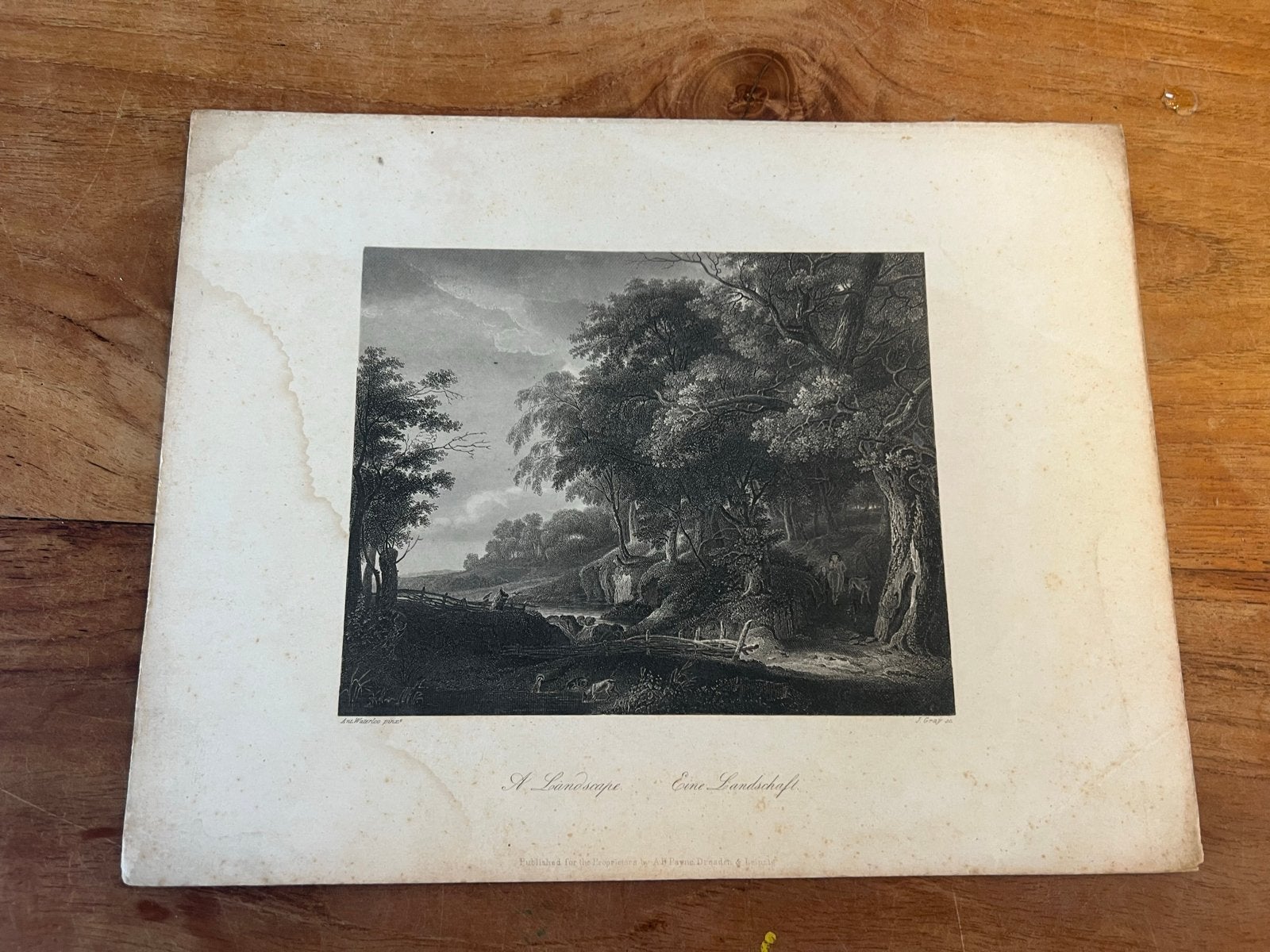 5 Oude Gravures/Prenten - 19e Eeuw - Diverse Voorstellingen, 1800 - 1899, Stadsgezicht, Ophalen of Verzenden, Gravure