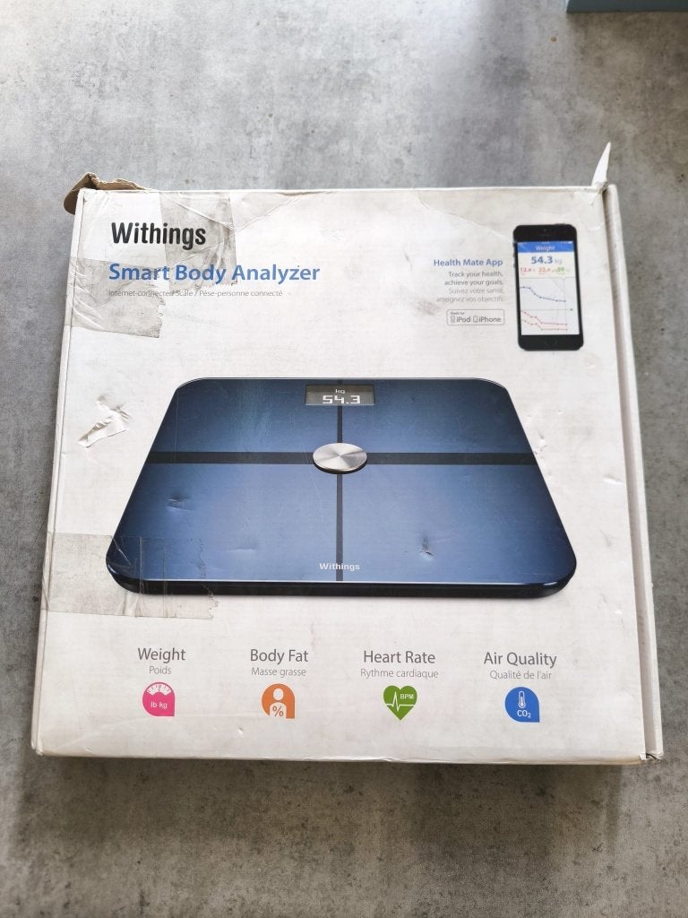 Withings Smart Body Analyser WS-50 Zwart, Ophalen, Nieuw, 50 tot 100 kg, Digitaal