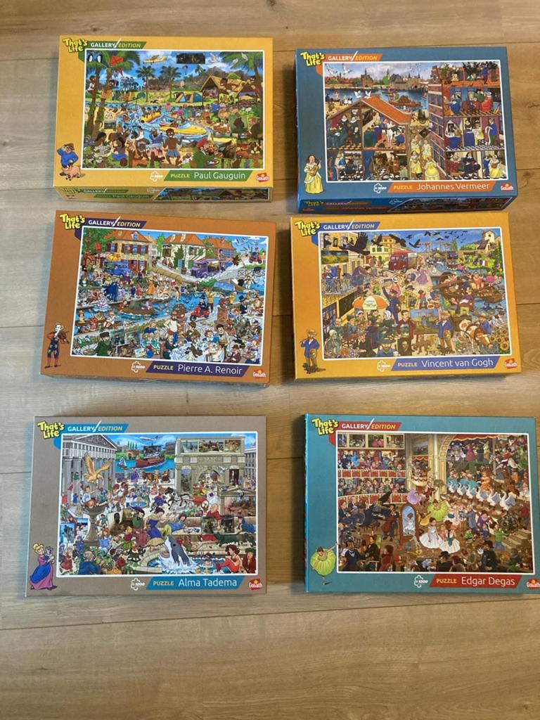 Art gallery, jvh e.a. puzzels, Ophalen of Verzenden, 500 t/m 1500 stukjes, Zo goed als nieuw