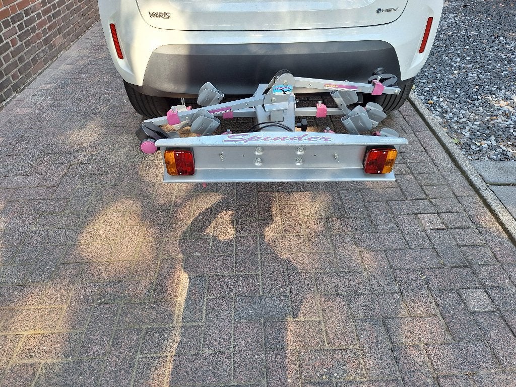 Spinder fietsdrager, Auto diversen, Fietsendragers, Ophalen, 2 fietsen, Gebruikt, Trekhaakdrager