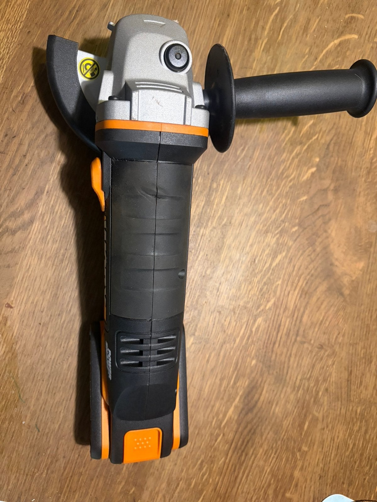 Worx accu haakse slijper, Ophalen, Zo goed als nieuw, 700 tot 1000 watt, Haakse handslijpmachine