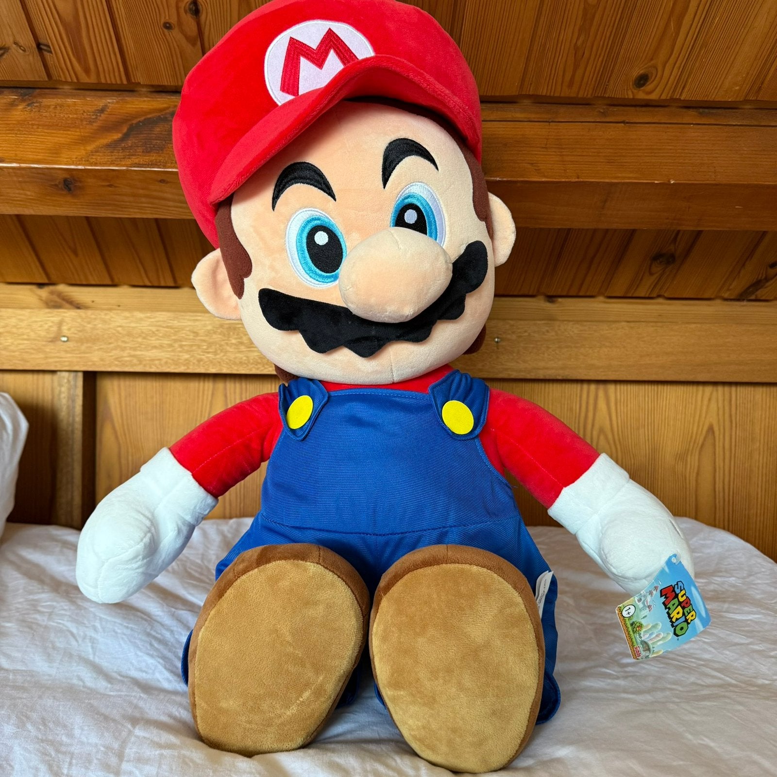 Grote Super Mario knuffel nieuw met prijskaartje, Ophalen, Zo goed als nieuw, Verjaardag