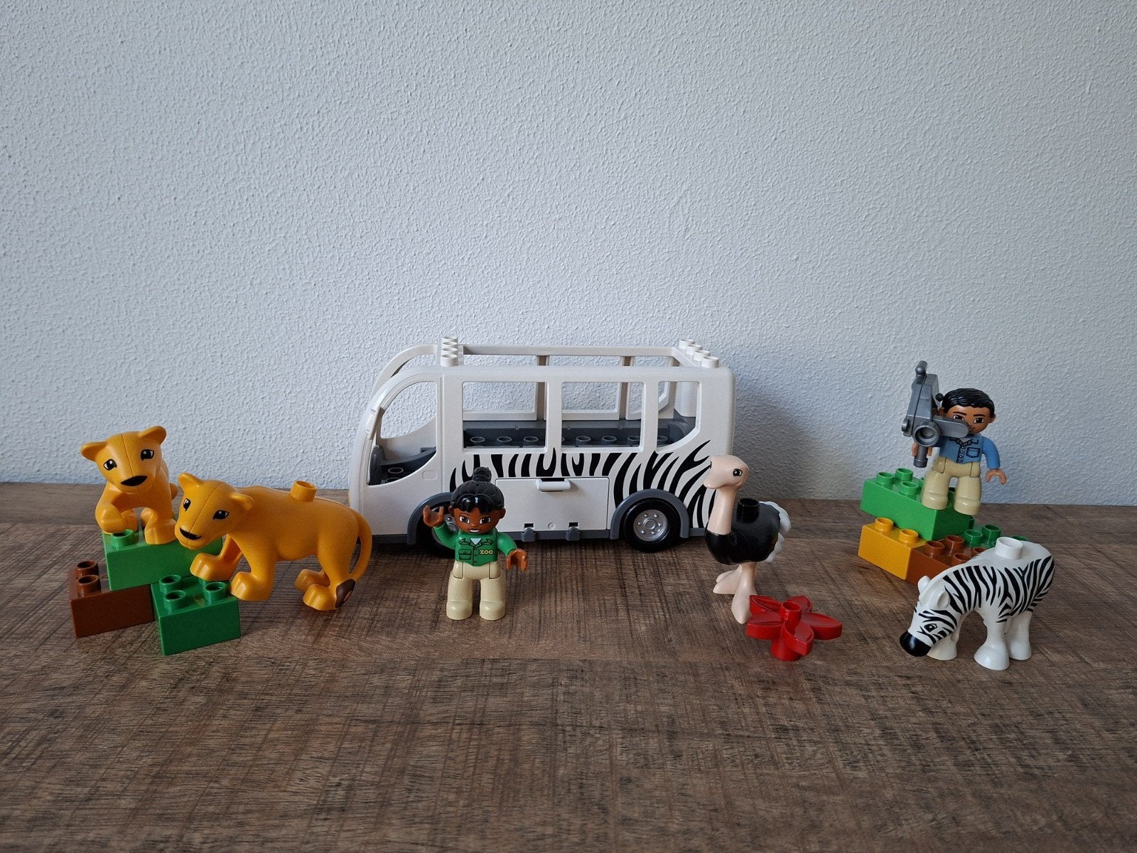 Lego Duplo Safari Bus met Dieren en Figuren 10502, Ophalen of Verzenden, Zo goed als nieuw, Overige merken