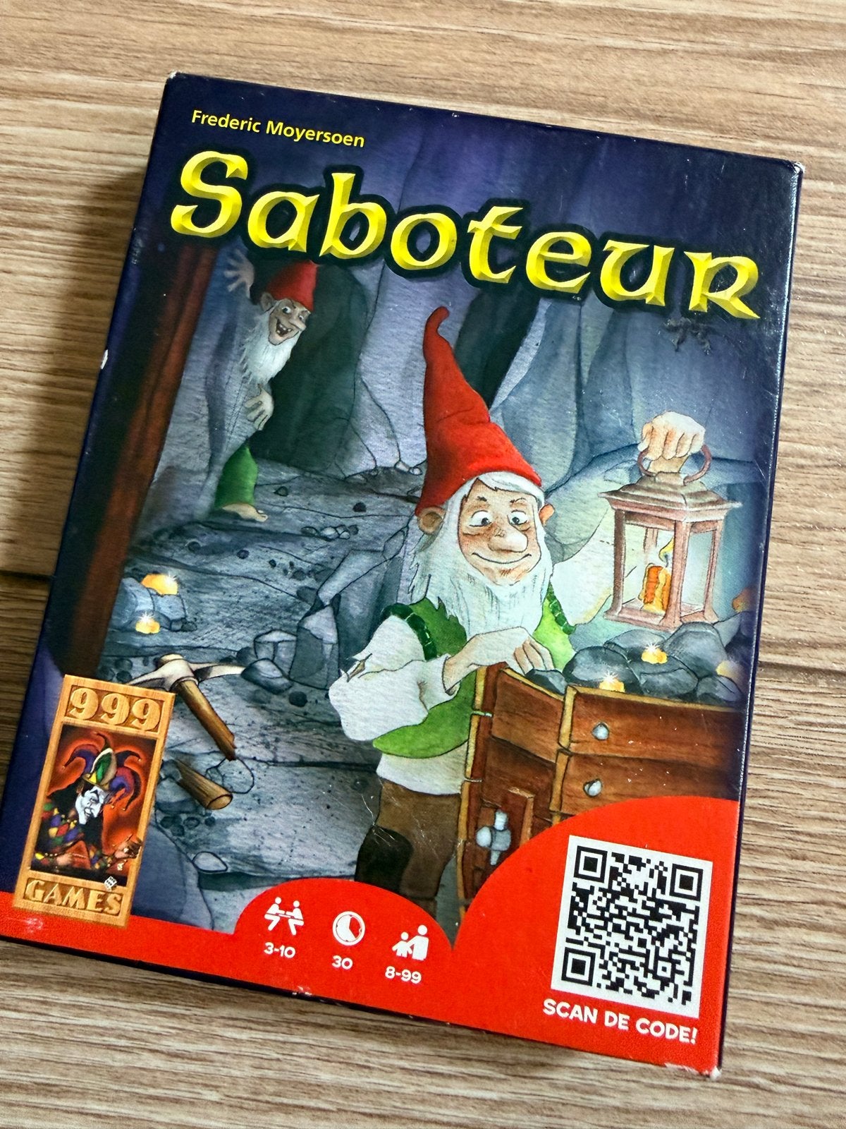 Saboteur Kaartspel - Strategisch en Leuk voor het Hele Gezin, Drie of vier spelers, Ophalen of Verzenden, Zo goed als nieuw