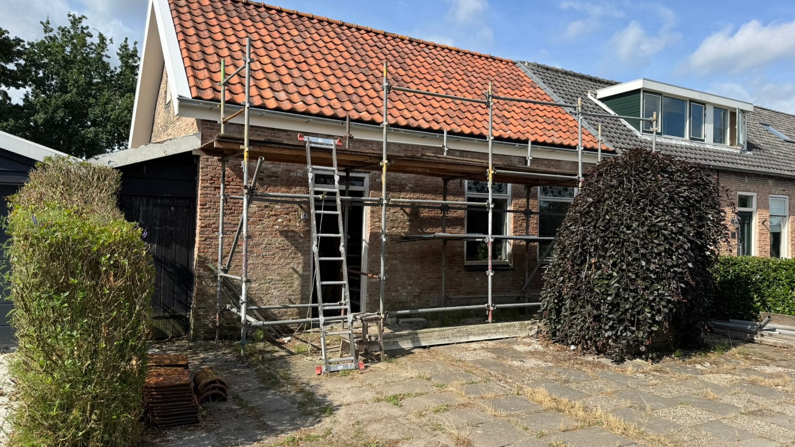 Stevige steiger, Ophalen, Gebruikt, Gevelsteiger, 2 tot 5 meter