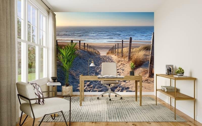 Fotobehang / Behang - Strand - Duinpad naar Zee, Huis en Inrichting, Stoffering | Behang, Fotobehangkoning.nl, Natuurlijk, Hoogeveen