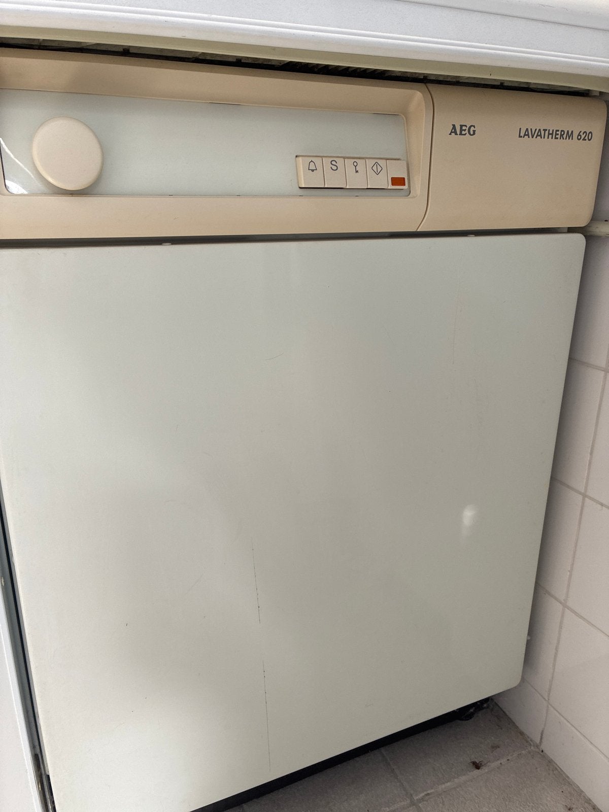 Oude AEG Lavatherm 620 droger - Gratis af te halen, Ophalen, Gebruikt, Overige typen, 85 tot 90 cm