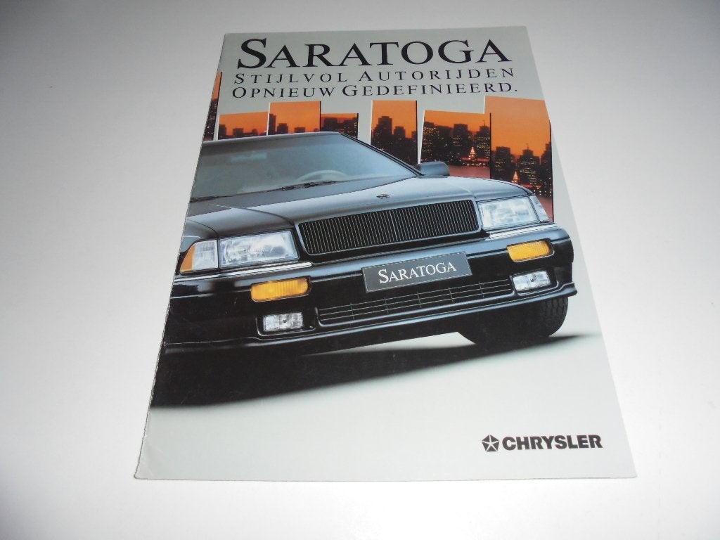 brochure Chrysler Saratoga  1990, Ophalen of Verzenden, Gelezen, Overige merken