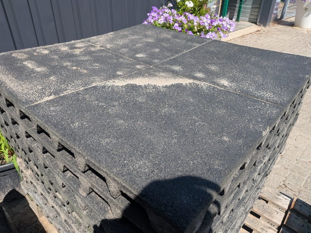 Rubberen tegels 100x100x 6,5 cm, Dieren en Toebehoren, ., ., ., Weidegang