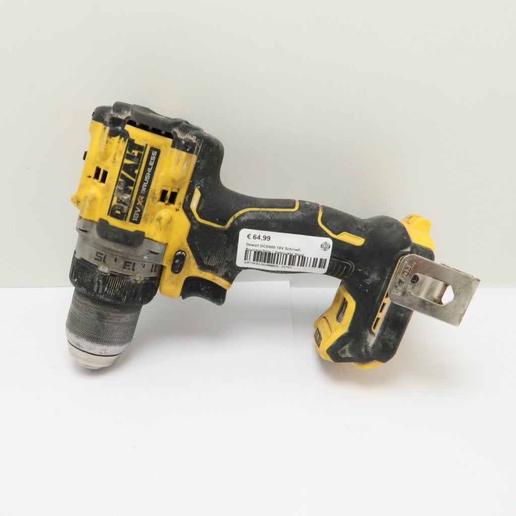 Dewalt DCD800 18V Schroef- Boormachine | Gebruikte Staat, Dewalt, Gebruikt, Support@dewalt.com, 701 E. Joppa Road
Towson, MD 21286
USA