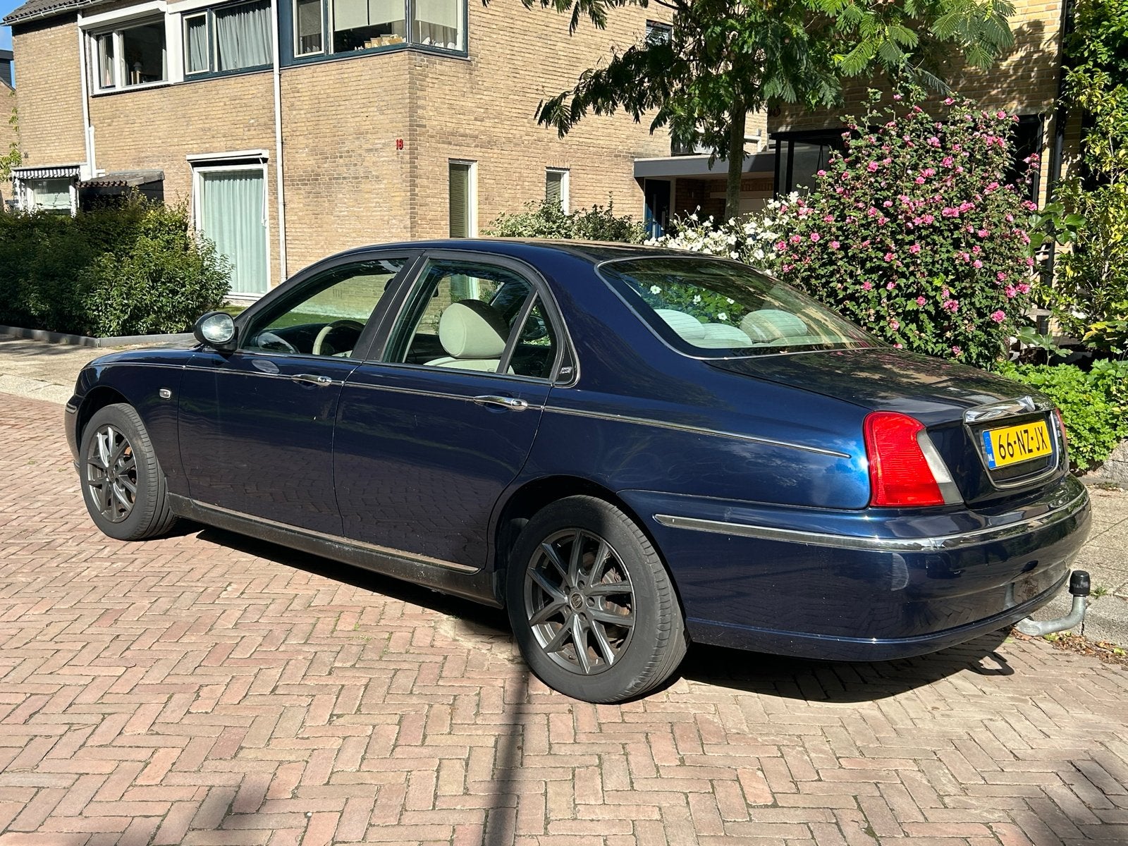 Rover 75 1.8 2005 Blauw, Auto's, Stof, 4 cilinders, Blauw, 1796 cc