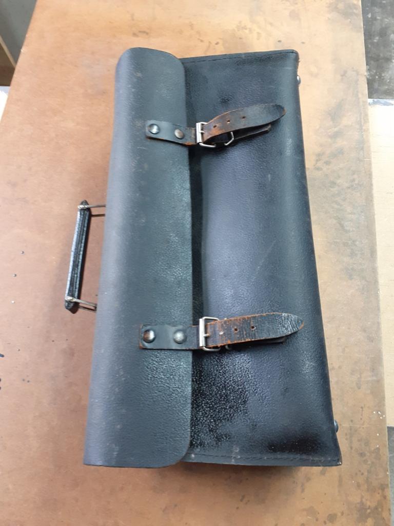 Oude leren gereedschap tas nr 3, Ophalen of Verzenden