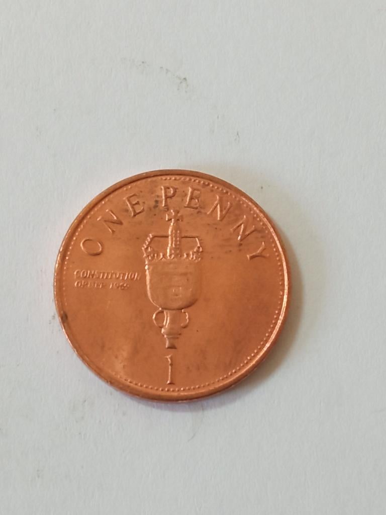 Gibraltar 1 penny 2009., Ophalen of Verzenden, Overige landen, Losse munt