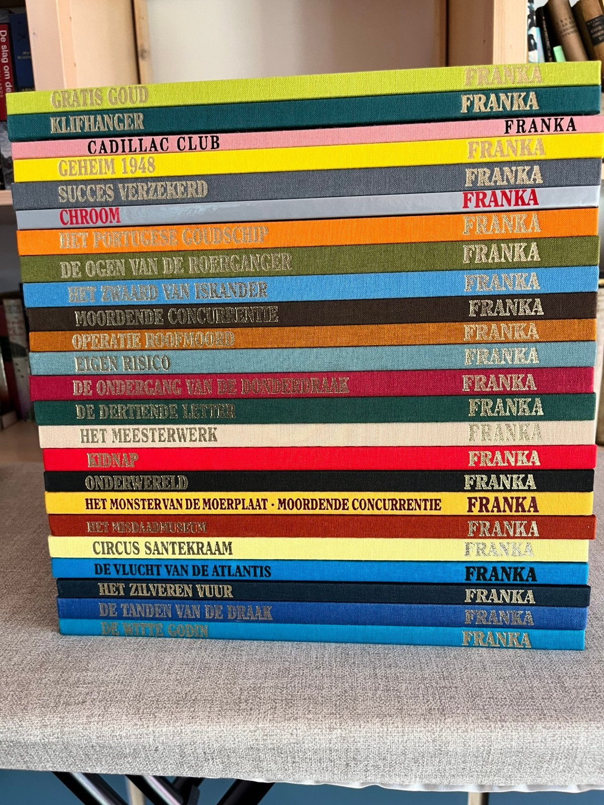 Unieke serie Franka’s luxe HC 24 stuks, Meerdere stripboeken, Ophalen of Verzenden, Zo goed als nieuw