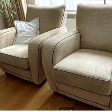 2 fauteuiltjes, Huis en Inrichting, Fauteuils, Ophalen, Gebruikt, 75 tot 100 cm, 75 tot 100 cm