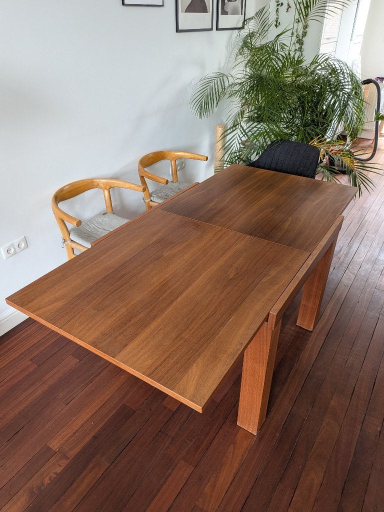 BoConcept houten eettafel, Gebruikt, Eikenhout, 200 cm of meer, Vier personen