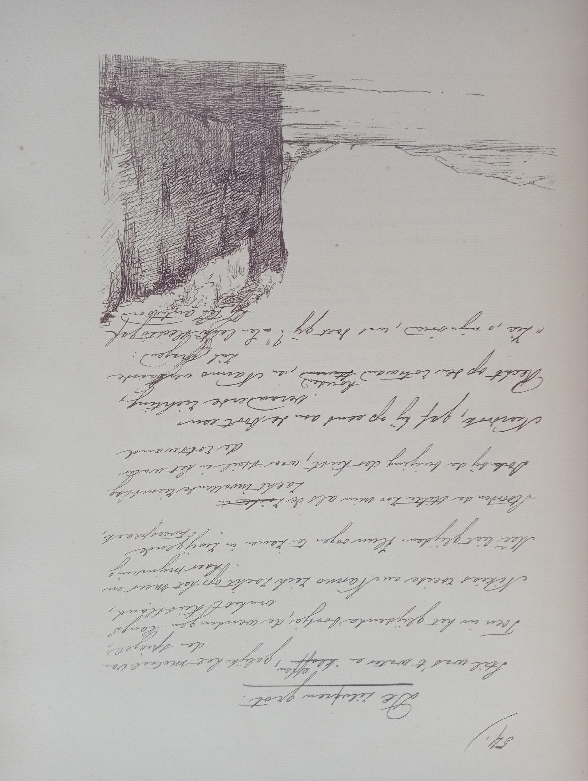 Carel Vosmaer Jan ten Brink uitgave met foto en litho, Ophalen of Verzenden, Gelezen