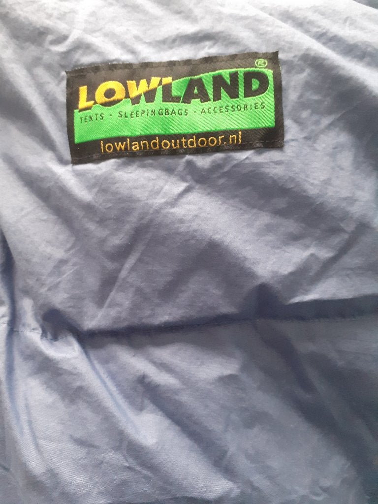 Lowland donzen kinderslaapzak, Caravans en Kamperen, Slaapzakken, Ophalen, Zo goed als nieuw