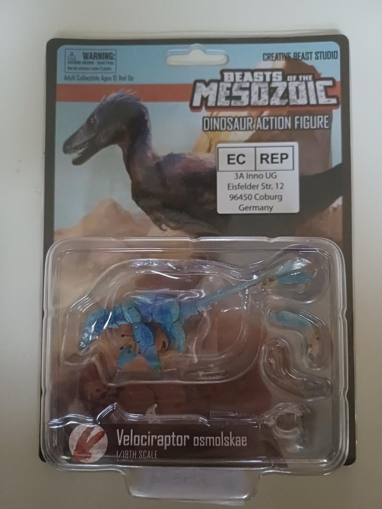 Beasts of the mezezoic, velociraptor osmoslkae, Verzamelen, Ophalen of Verzenden, Zo goed als nieuw