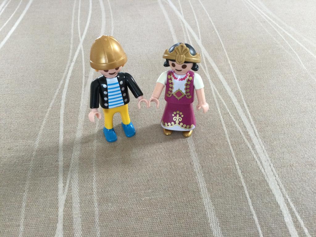 Playmobil prins en prinsesje., Ophalen of Verzenden, Gebruikt, Complete set