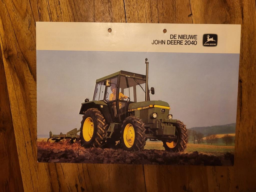 tractor folder John Deere 2040, Ophalen of Verzenden, Zo goed als nieuw