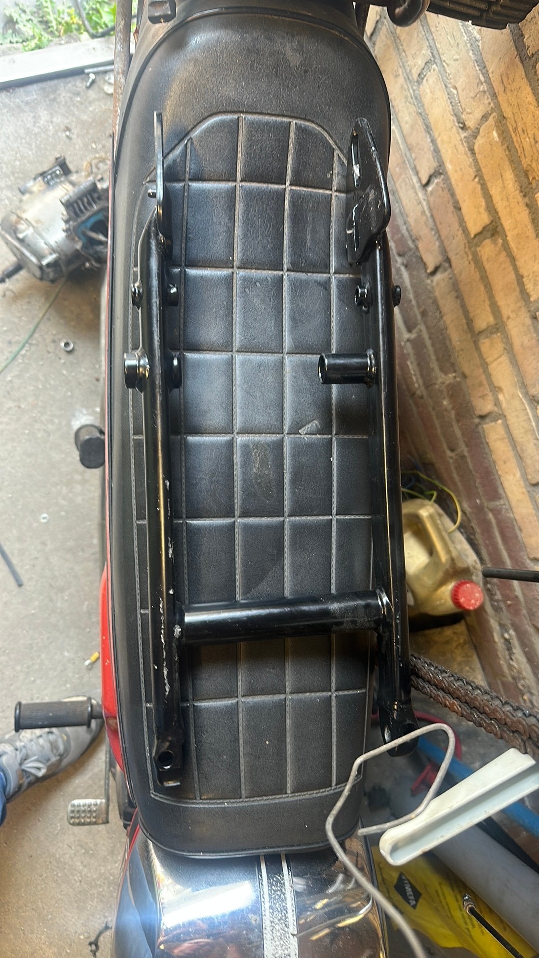 Penslot achterbrug Kreidler, Ophalen of Verzenden, Gebruikt, Frame