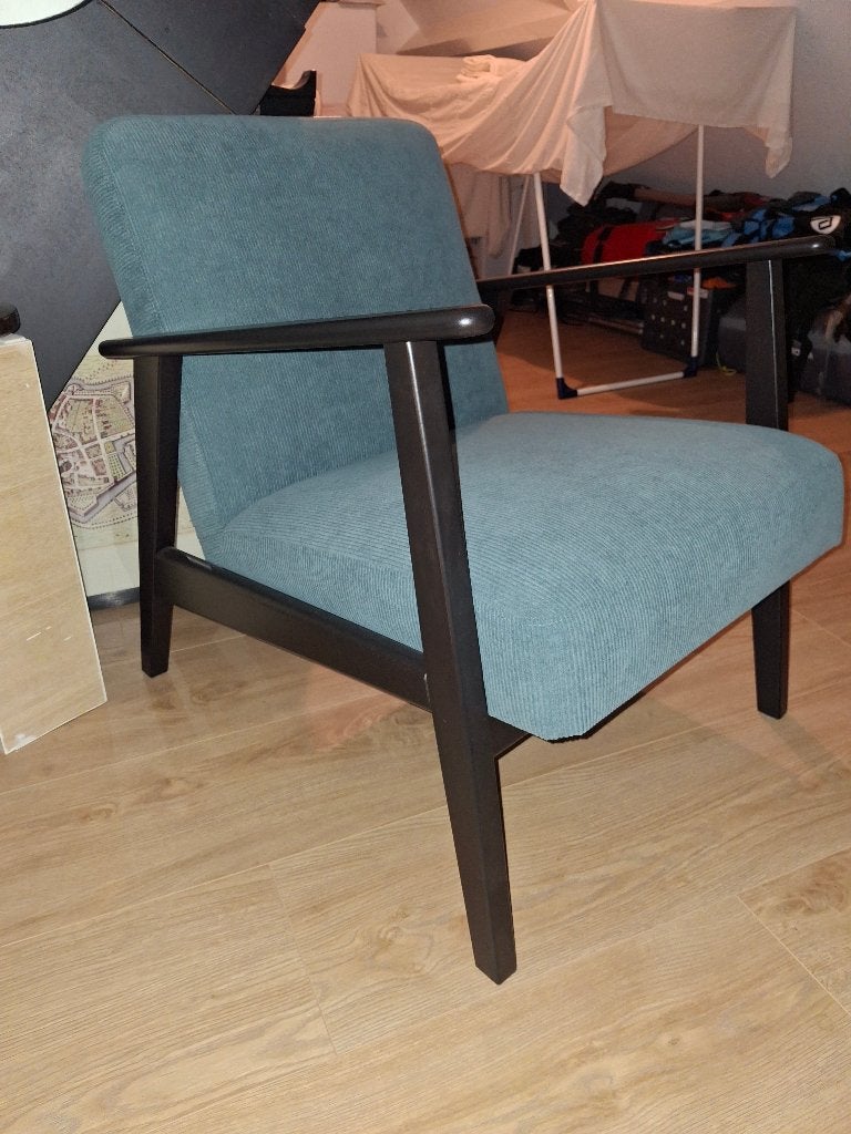 Loungestoel - zo goed als nieuw, Ophalen, Hout, Overige kleuren, Retro, Scandinavisch design jaren 50