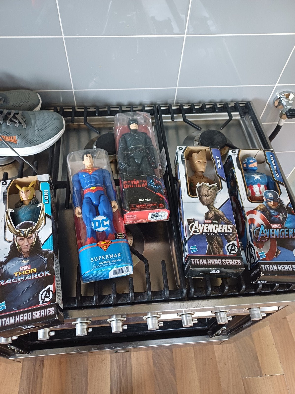 5 actiefiguren poppen, Verzamelen, Ophalen, Pop
