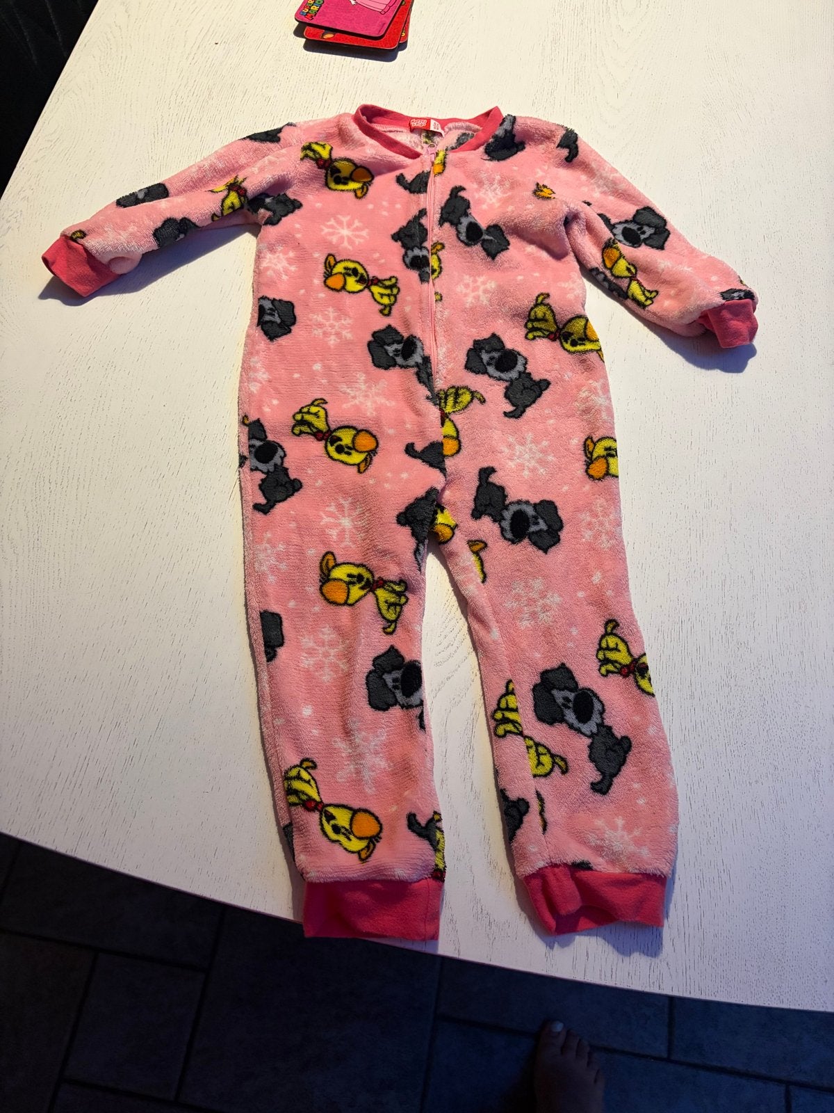 Roze Woezel & Pip Onesie Maat 92/98, Kinderen en Baby's, Ophalen of Verzenden, Zo goed als nieuw, Meisje, Nacht- of Onderkleding