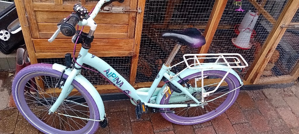 Meisjesfiets 22inch, Fietsen en Brommers, Fietsen | Meisjes, Ophalen, Terugtraprem, 22 inch, Gebruikt