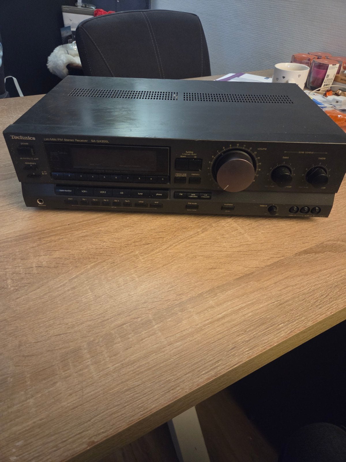 Technics SA-DX950L Stereo Receiver - Uitstekende Staat, Zo goed als nieuw, 60 tot 120 watt, Stereo, Ophalen
