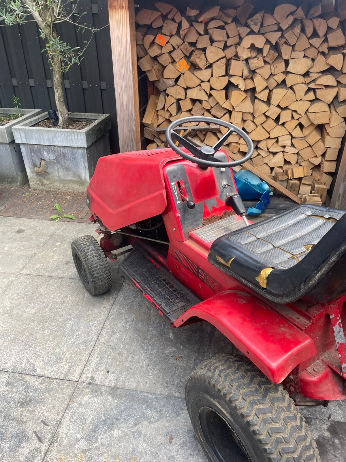 Zit maaier, Ophalen, Gebruikt, Overige merken, Motor