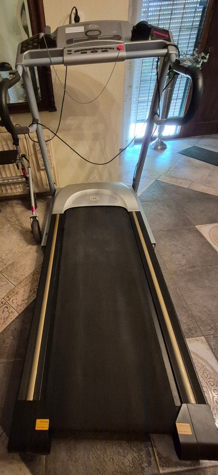 Horizon Fitness Omega III HRC Loopband, Ophalen, Gebruikt, Metaal, Loopband