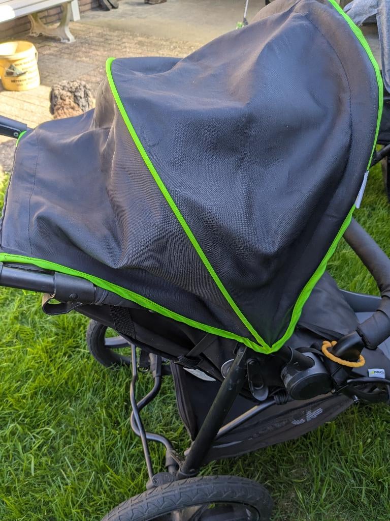 Hauck buggy, Ophalen, Zo goed als nieuw, Verstelbare rugleuning